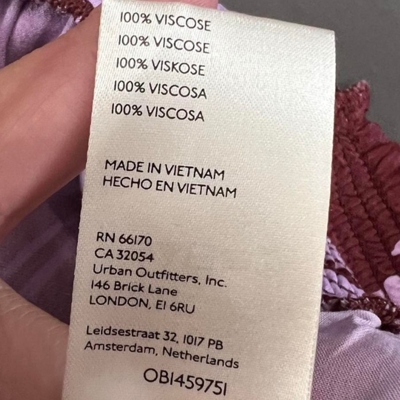 Anthropologie Purple & Brown Wide Leg Pants - Picture 11 of 11